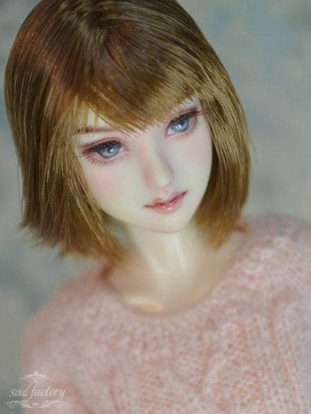 Hand-Painted Obitsu Doll Faceup | Detailed Makeup with Traditional Brush | Custom BJD Face Painting
