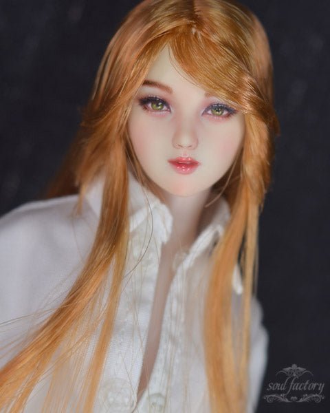 【 DISPLAY ONLY】Hand-Painted Obitsu Doll Faceup | Detailed Makeup