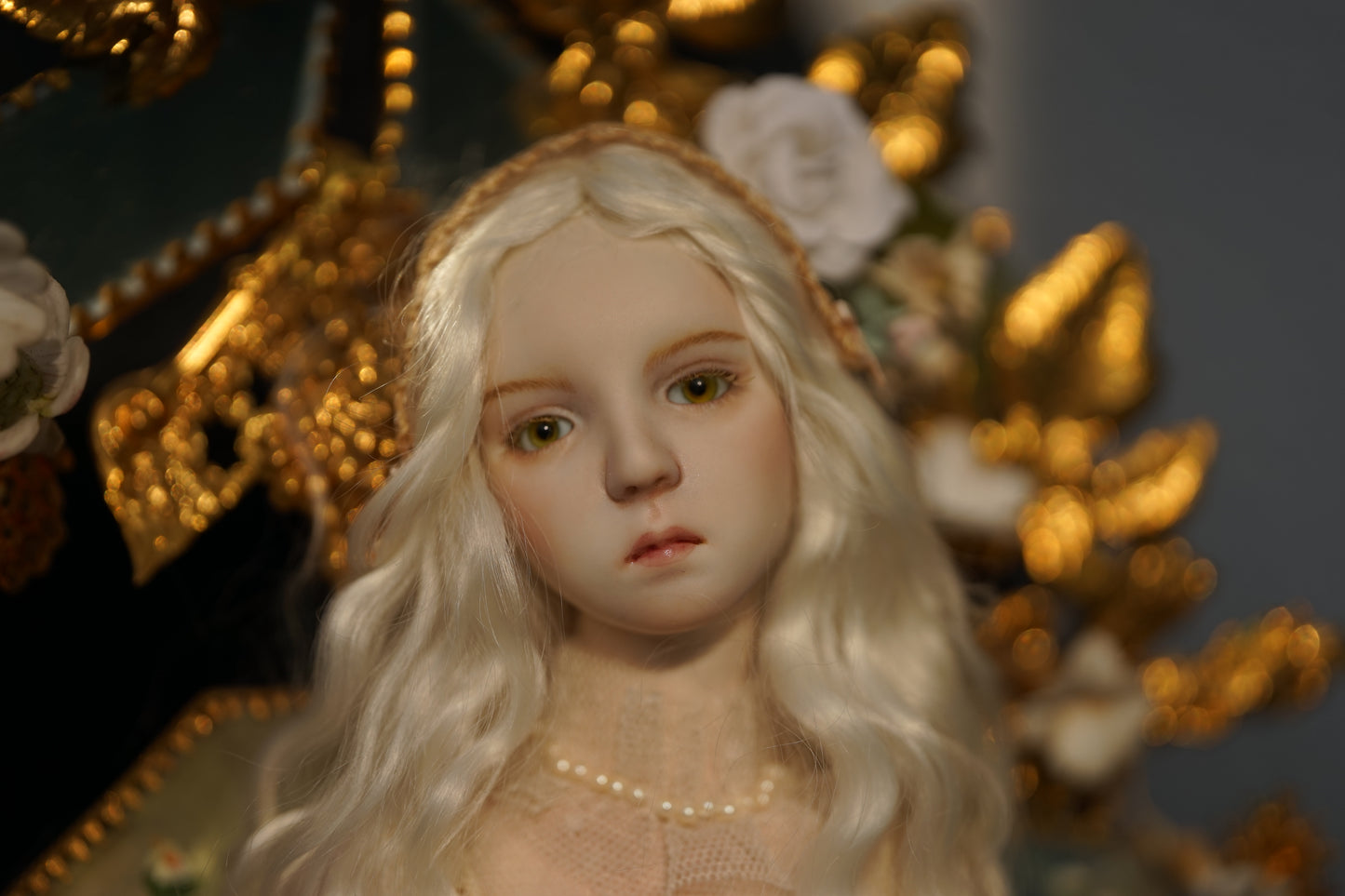 【 DISPLAY ONLY】Handcrafted Bisque Doll  porcelain doll | Maria