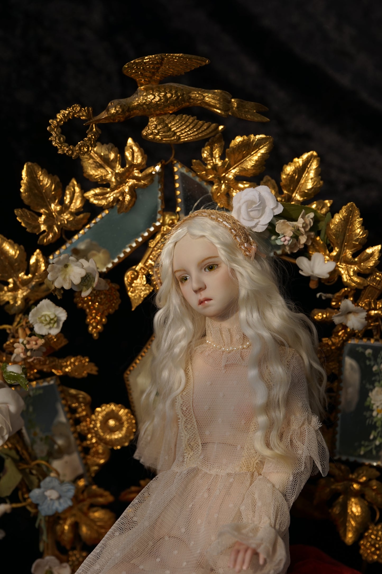 【 DISPLAY ONLY】Handcrafted Bisque Doll  porcelain doll | Maria