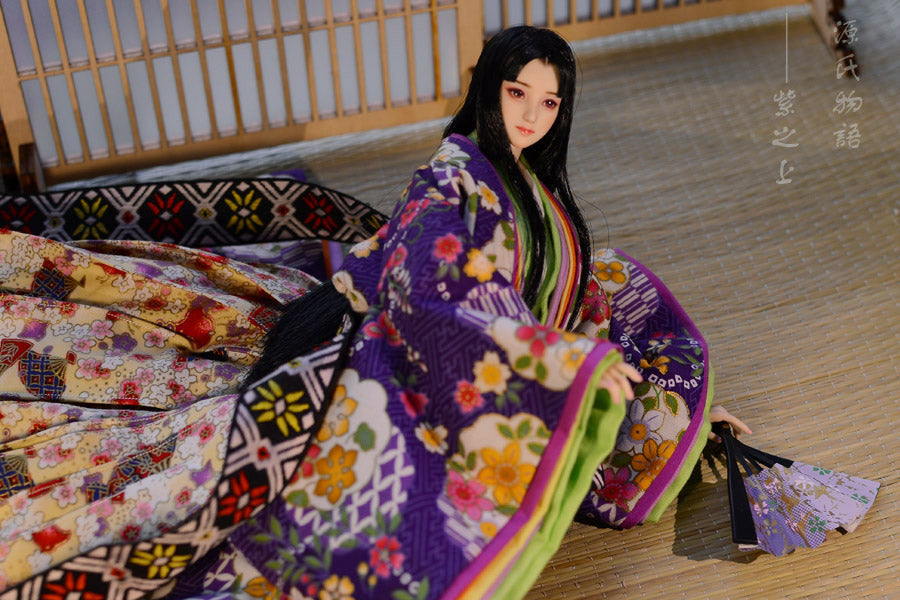 【展示のみ】手描きオビツドール フェイスアップ|源氏物語 紫の上