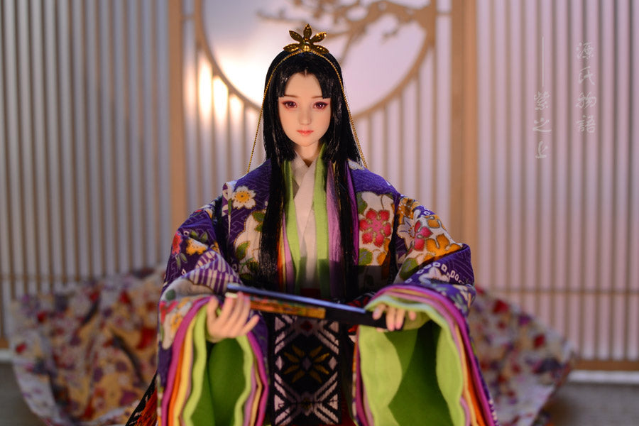 【展示のみ】手描きオビツドール フェイスアップ|源氏物語 紫の上