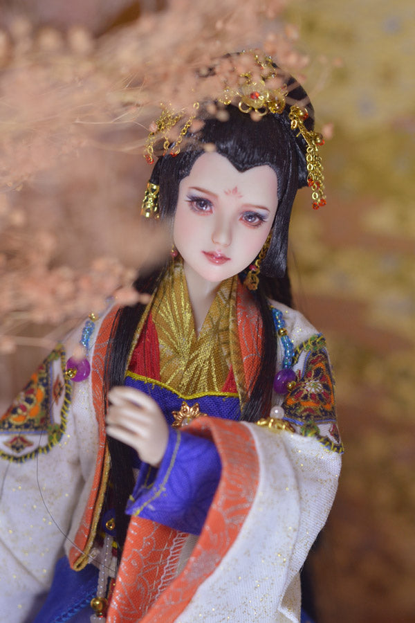 【 DISPLAY ONLY】Hand-Painted Obitsu Doll Faceup | Princess Lanling