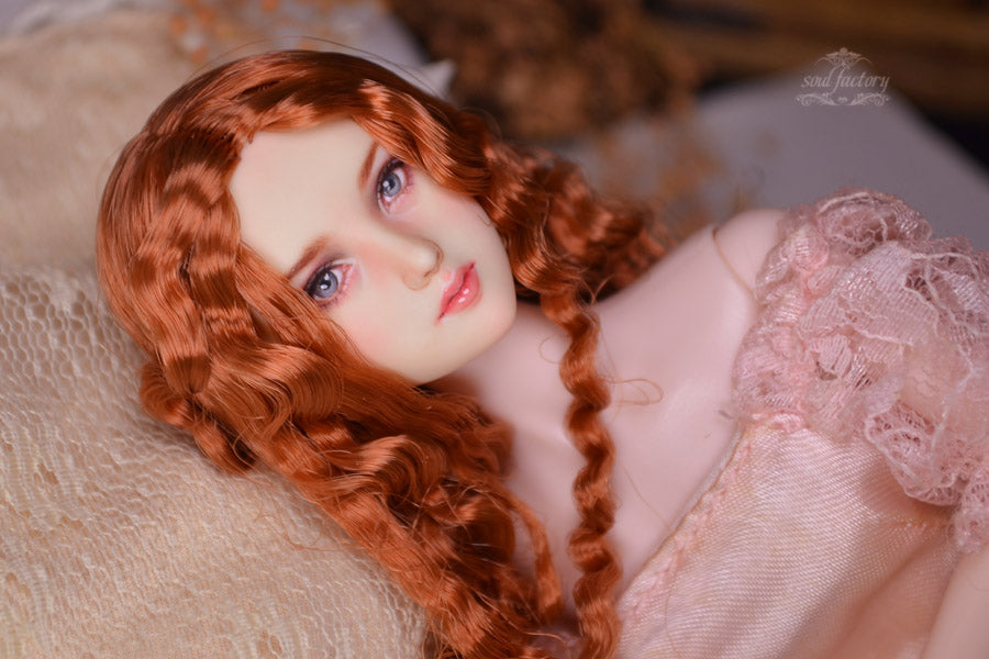 Hand-Painted Obitsu Doll Faceup | Detailed Makeup with Traditional Brush | Custom BJD Face Painting