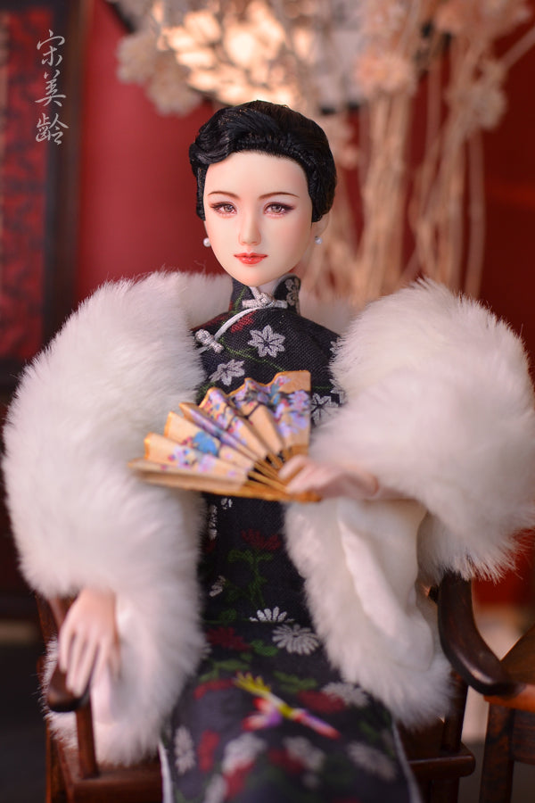 【 DISPLAY ONLY】Hand-Painted Obitsu Doll Faceup | Soong sisters Meilin