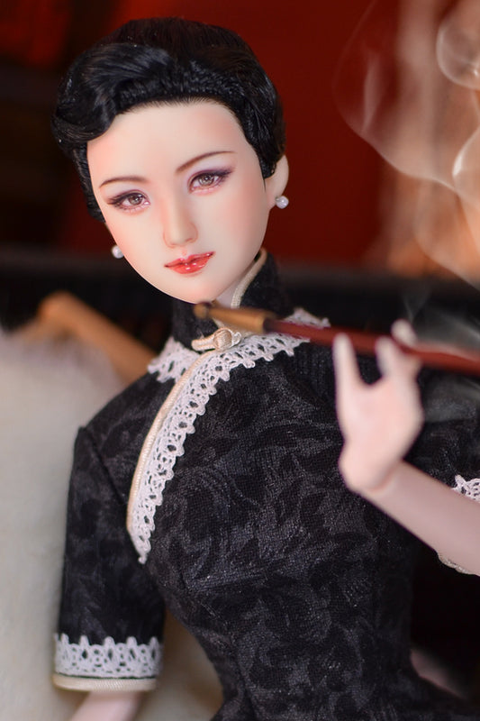 【 DISPLAY ONLY】Hand-Painted Obitsu Doll Faceup | Soong sisters Meilin