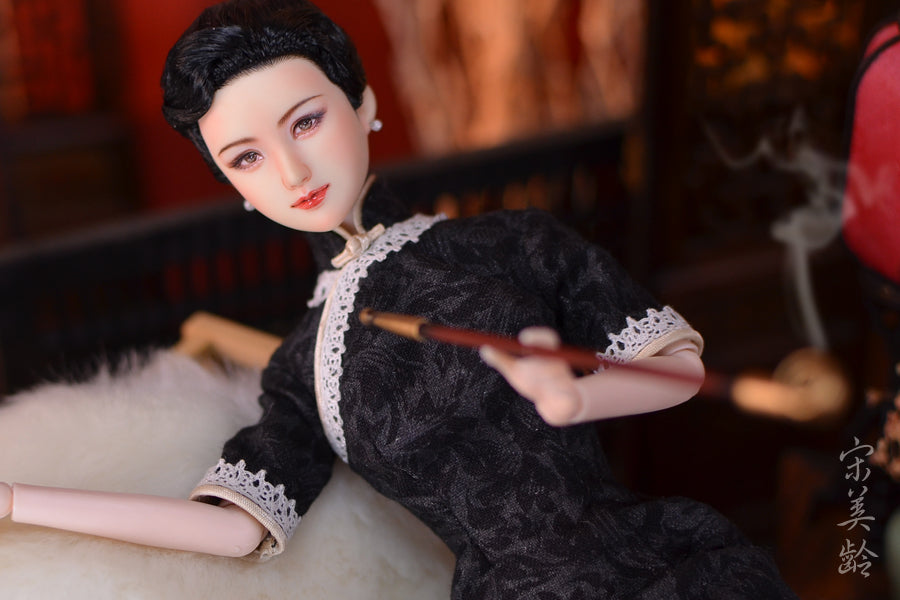 【 DISPLAY ONLY】Hand-Painted Obitsu Doll Faceup | Soong sisters Meilin