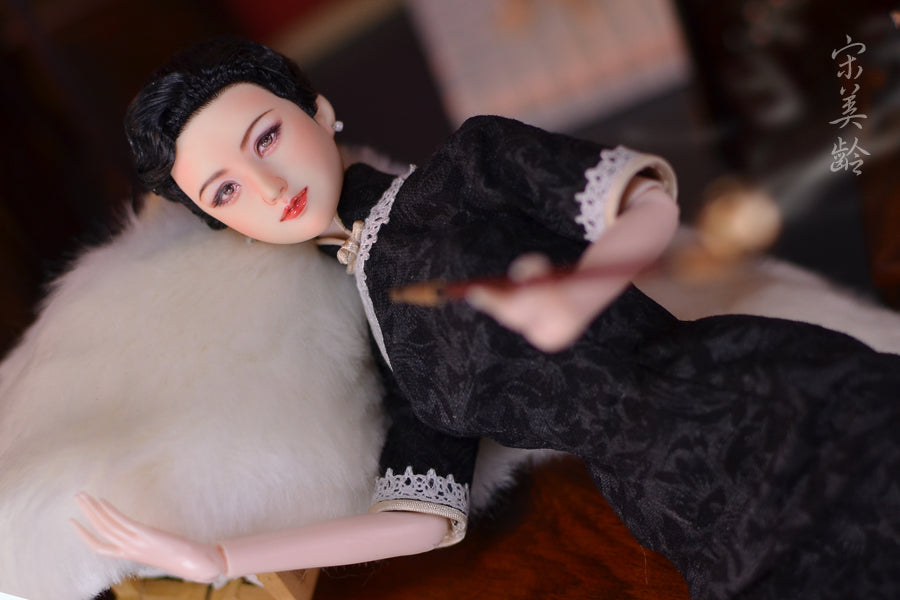 【 DISPLAY ONLY】Hand-Painted Obitsu Doll Faceup | Soong sisters Meilin