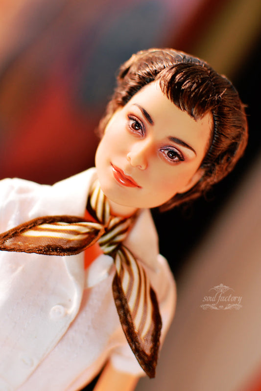 Hand-Painted Obitsu Doll Faceup | Detailed Makeup with Traditional Brush | Custom BJD Face Painting