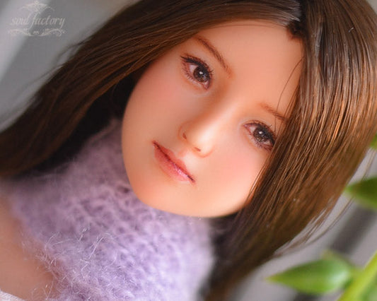 Hand-Painted Figure Faceup | Detailed Makeup with Traditional Brush | Custom BJD Face Painting