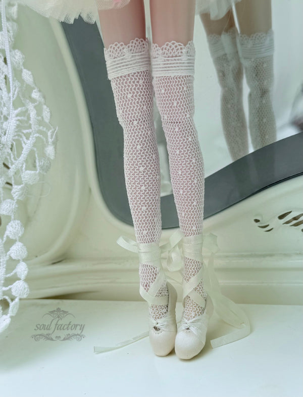 ドール用ミニチュアバレエシューズ – シルク素材の柔らかいソール|Momoko, Licca,Blythe, Obitsu22,Azone,FR対応