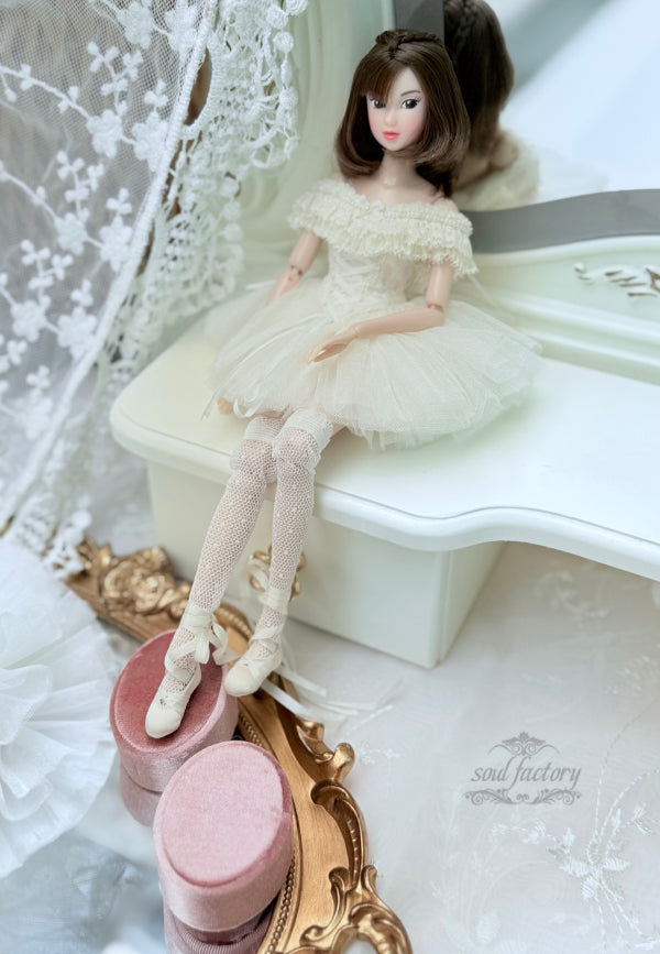 1/6スケール クラシックバレエチュチュドレス – 4色展開|オビツ24・momoko・Azone・バービー・ST・FR対応|バレエシューズ追加可能