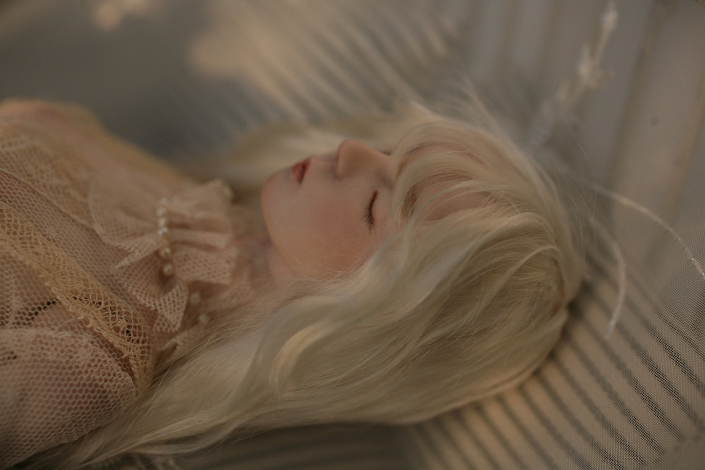 【 DISPLAY ONLY】Handcrafted Bisque Doll  porcelain doll | Pearl