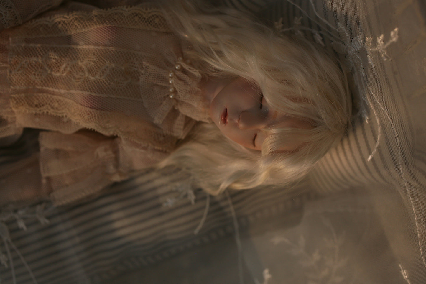 【 DISPLAY ONLY】Handcrafted Bisque Doll  porcelain doll | Pearl