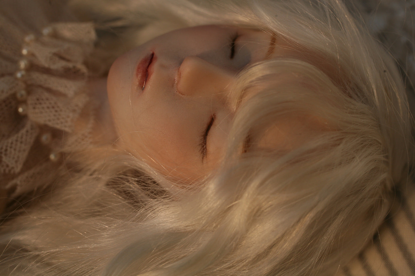 【 DISPLAY ONLY】Handcrafted Bisque Doll  porcelain doll | Pearl
