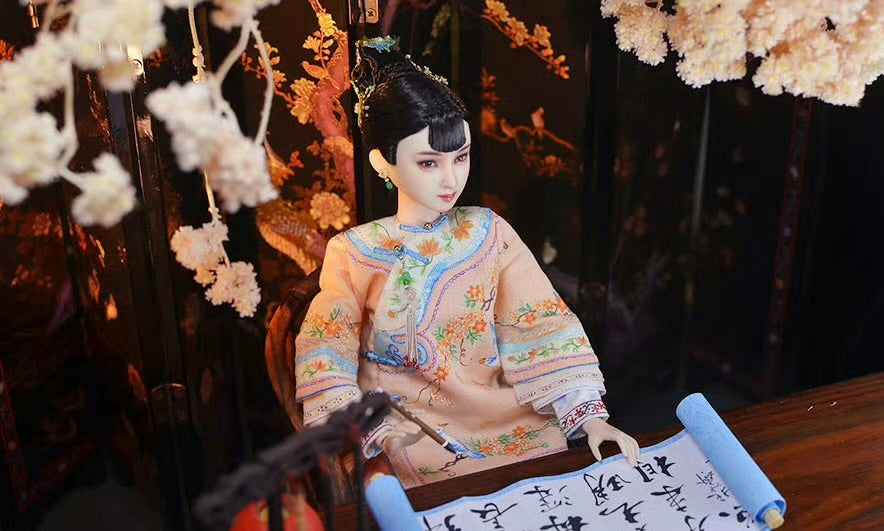 1/6スケール 中国漆塗り両面屏風 – 故宮博物院公式レプリカ | シノワズリ ドールハウス家具&コレクターズアイテム