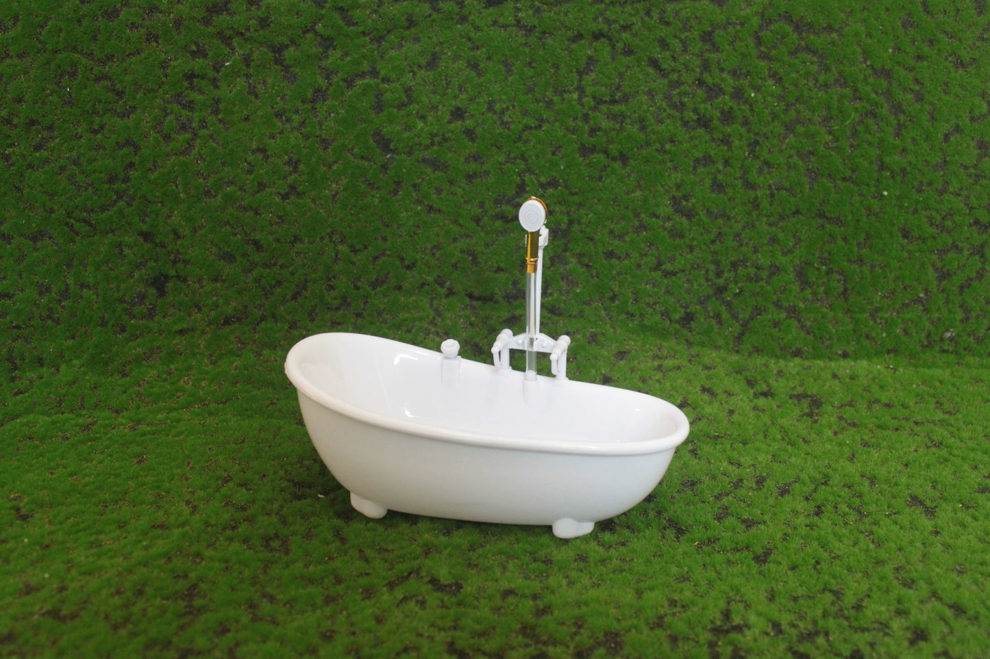 1/6スケール電動ミニチュアバスタブ - 人形やアクションフィギュア用の電池式水スプレーおもちゃ