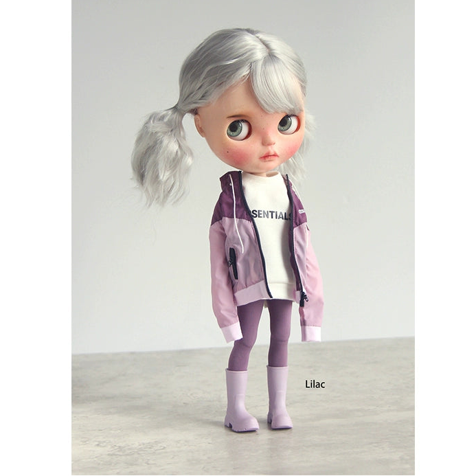 Blythe Licca azone momoko Poppyparker FR Obitsu24 ,22 Rubber boots