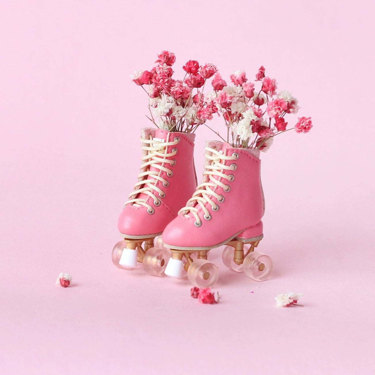 Barbie Blythe Licca azone momoko Poppyparker FR Obitsu24 ,22 Retro ice skates Blythe fabric Obitsu24