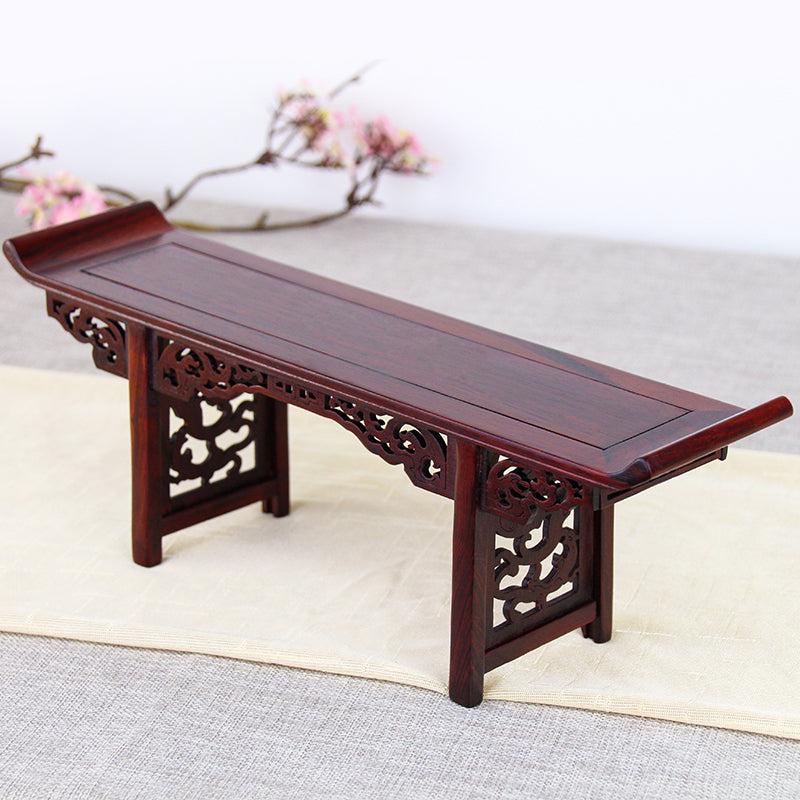 实木条案新中式玄关桌明式仿古桌面家用红木供桌微缩摆件条几案台