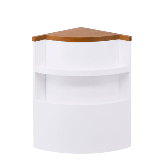 1/6 Scale Curved Corner Cabinet & Cashier Counter – Miniature Store Furniture for BJD, Blythe & Action Figures