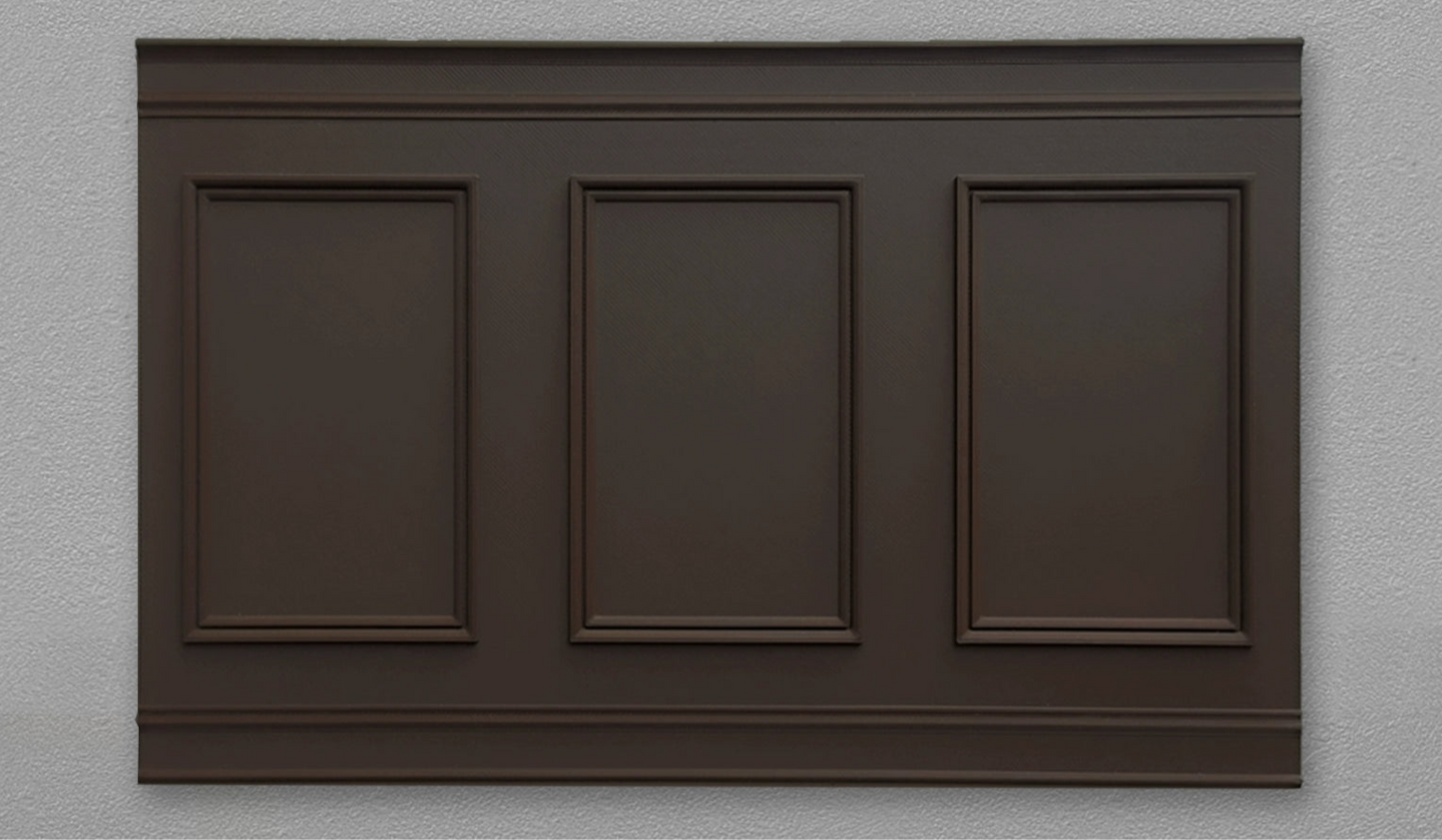 1/6スケールドールハウスの羽目板パネル - ヴィンテージチョコレートバーデザインの壁装飾(BJD&ブライスミニチュアルーム用)