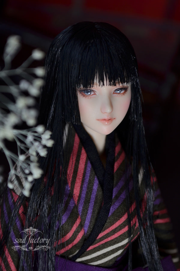 Hand-Painted Obitsu Doll Faceup | Detailed Makeup with Traditional Brush | Custom BJD Face Painting