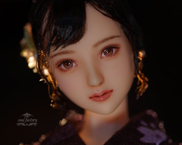Hand-Painted Figure Faceup | Detailed Makeup with Traditional Brush | Custom BJD Face Painting