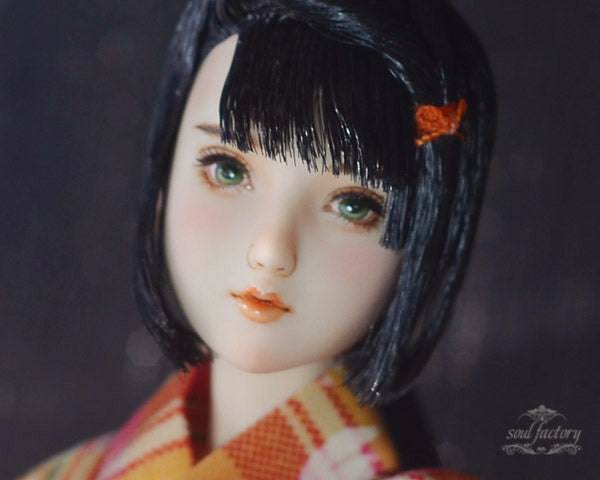 Hand-Painted Figure Faceup | Detailed Makeup with Traditional Brush | Custom BJD Face Painting