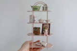 1/6 scale miniature metal shelf  doll house dollhouse ornament model