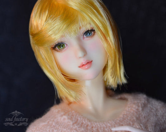 Hand-Painted Figure Faceup | Detailed Makeup with Traditional Brush | Custom BJD Face Painting