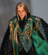 OOAK 1/6 Scale Heavy Formalwear Set｜Empire Era Silk Evening Gown & Prince Outfit by Umigami Tama