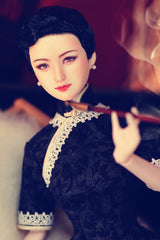 1/6 Long Pipe Miniature Prop | Metal + Wood (Paintable) Doll Accessory