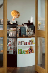 1/6 Scale Doll Dessert Display Case with Light – Battery Powered | Café Style Scene Prop