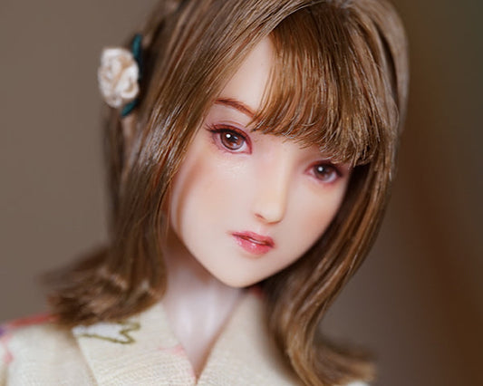 Hand-Painted Figure Faceup | Detailed Makeup with Traditional Brush | Custom BJD Face Painting