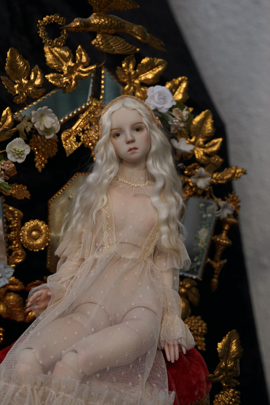 【 DISPLAY ONLY】Handcrafted Bisque Doll porcelain doll | Maria