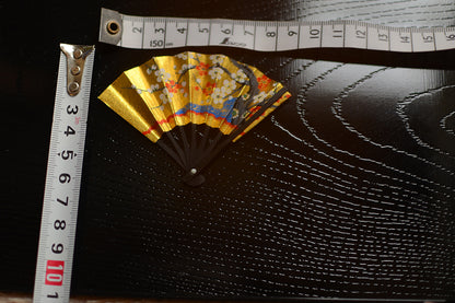 1/6 Scale Handmade Japanese Folding Fan for Dolls | Artisan Mini Fan for BJD & Obitsu