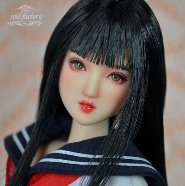 Hand-Painted Figure Faceup | Detailed Makeup with Traditional Brush | Custom BJD Face Painting