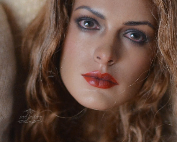 Hand-Painted Figure Faceup | Detailed Makeup with Traditional Brush | Custom BJD Face Painting