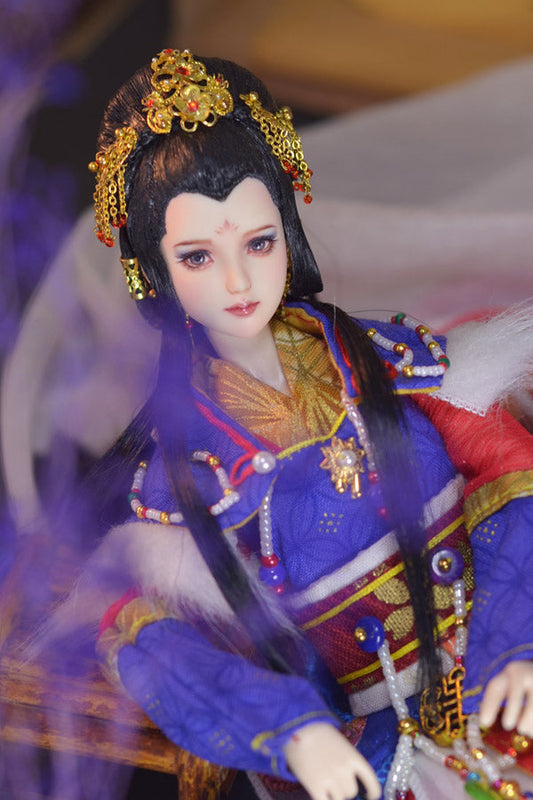 Hand-Painted Obitsu Doll Faceup | Detailed Makeup with Traditional Brush | Custom BJD Face Painting