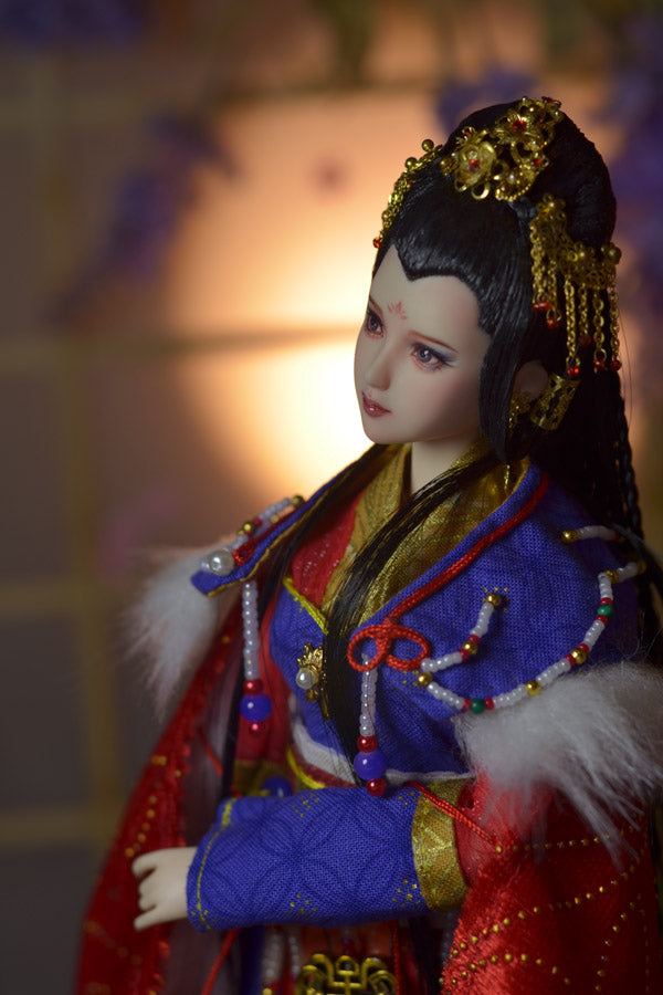 【展示のみ】手描きオビツドール フェイスアップ｜蘭陵王女