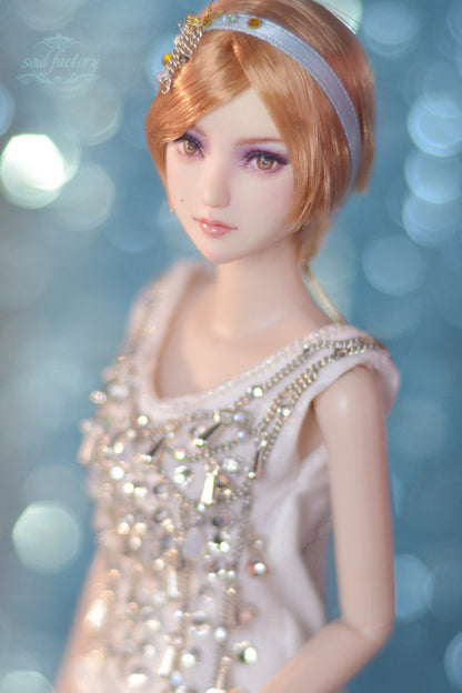 Hand-Painted Obitsu Doll Faceup | Detailed Makeup with Traditional Brush | Custom BJD Face Painting