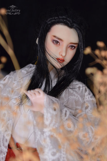 【 DISPLAY ONLY】Hand-Painted Obitsu Doll Faceup | The East Is Red