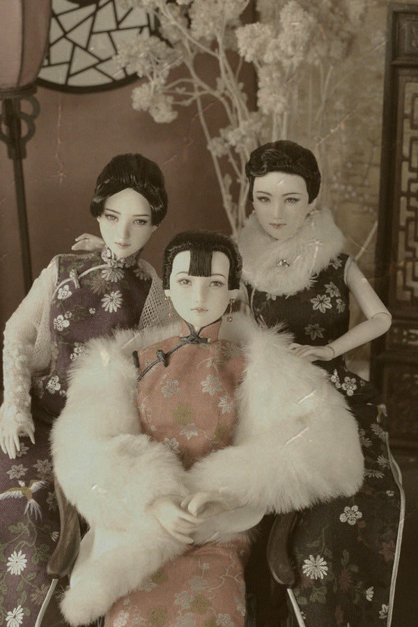 【展示のみ】手描きオビツドール フェイスアップ｜宋姉妹 アイリン