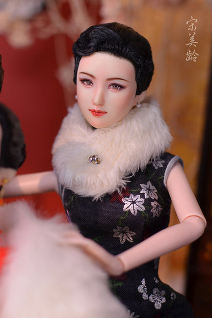 【 DISPLAY ONLY】Hand-Painted Obitsu Doll Faceup | Soong sisters Meilin