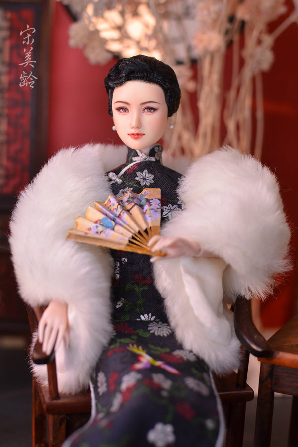 【 DISPLAY ONLY】Hand-Painted Obitsu Doll Faceup | Soong sisters Meilin