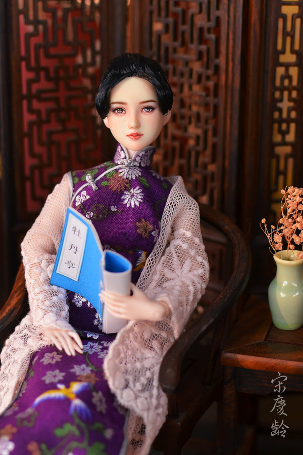 【 DISPLAY ONLY】Hand-Painted Obitsu Doll Faceup | Soong sisters Qinglin