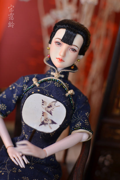 【展示のみ】手描きオビツドール フェイスアップ｜宋姉妹 アイリン