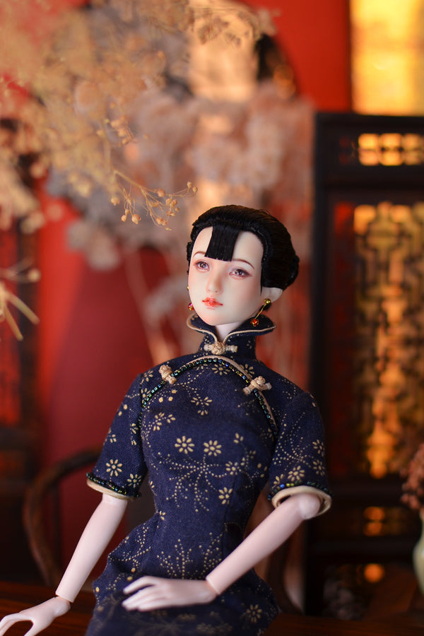 【展示のみ】手描きオビツドール フェイスアップ｜宋姉妹 アイリン