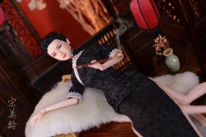 【 DISPLAY ONLY】Hand-Painted Obitsu Doll Faceup | Soong sisters Meilin